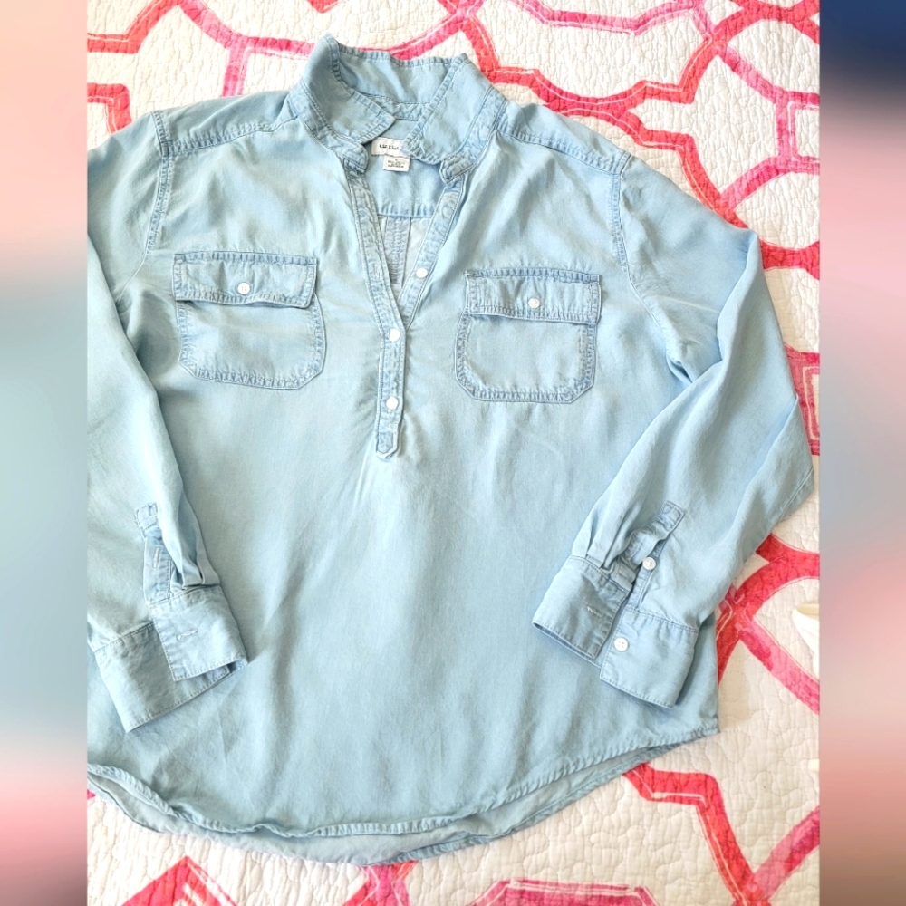 LIZ CLAIBORNE size Large color light blue